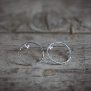 Silver Circle Studs III